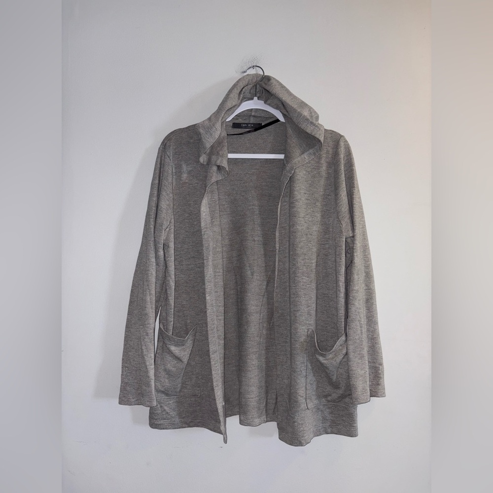 Coin 1804 | Grey Hooded Cardigan